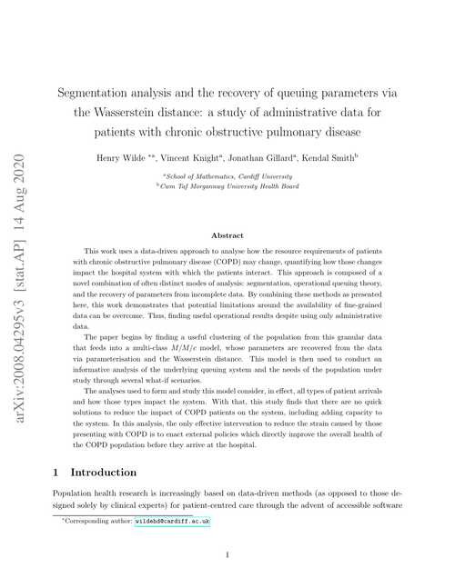 Optimizing healthcare queues: a case study on chronic respiratory illness
